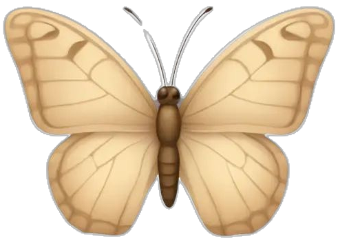 Beige Butterfly