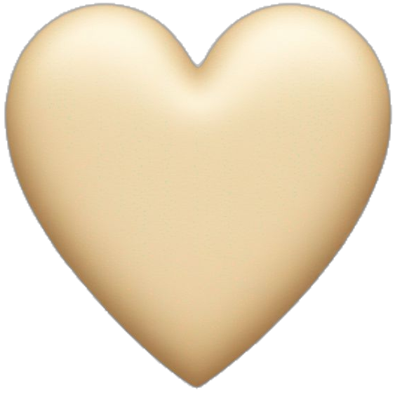 Beige Heart