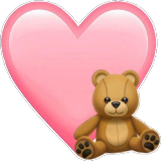 Pink Heart Bear