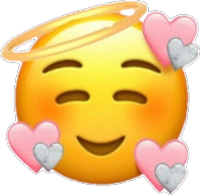 Smile with Pink Hearts