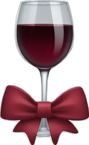 Red Wine with Bow