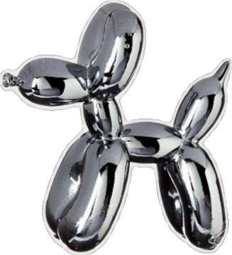 Silver Balloon Dog