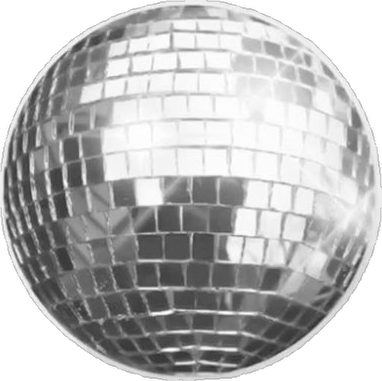 Silver Mirror Ball