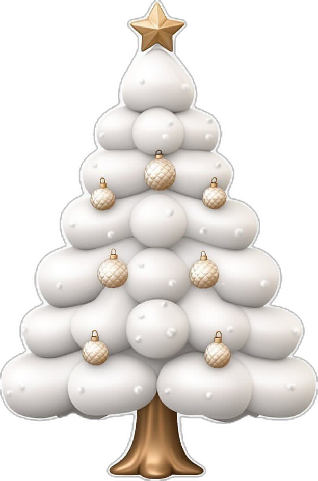 White Pearl Christmas Tree