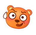 Bear Lucky emoji