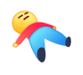 Lying Flat emoji
