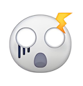 Petrified emoji