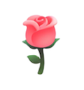 Rose emoji
