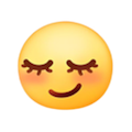 Shy emoji