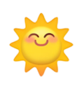 Sun emoji